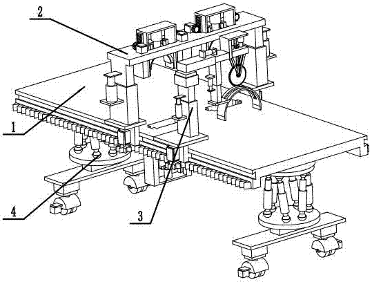 Special bed for amputation surgery