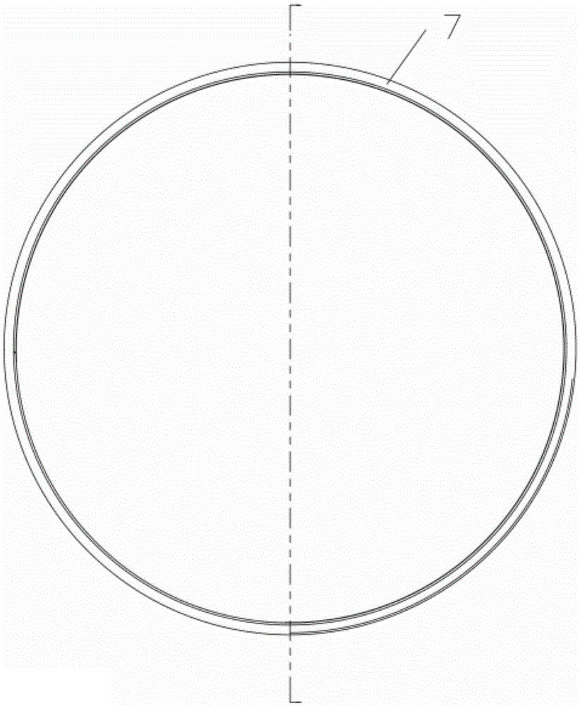 Door body with high temperature limiting structure and washing machine