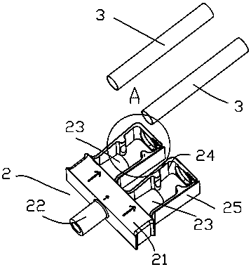 A garden water pipe quick diversion device