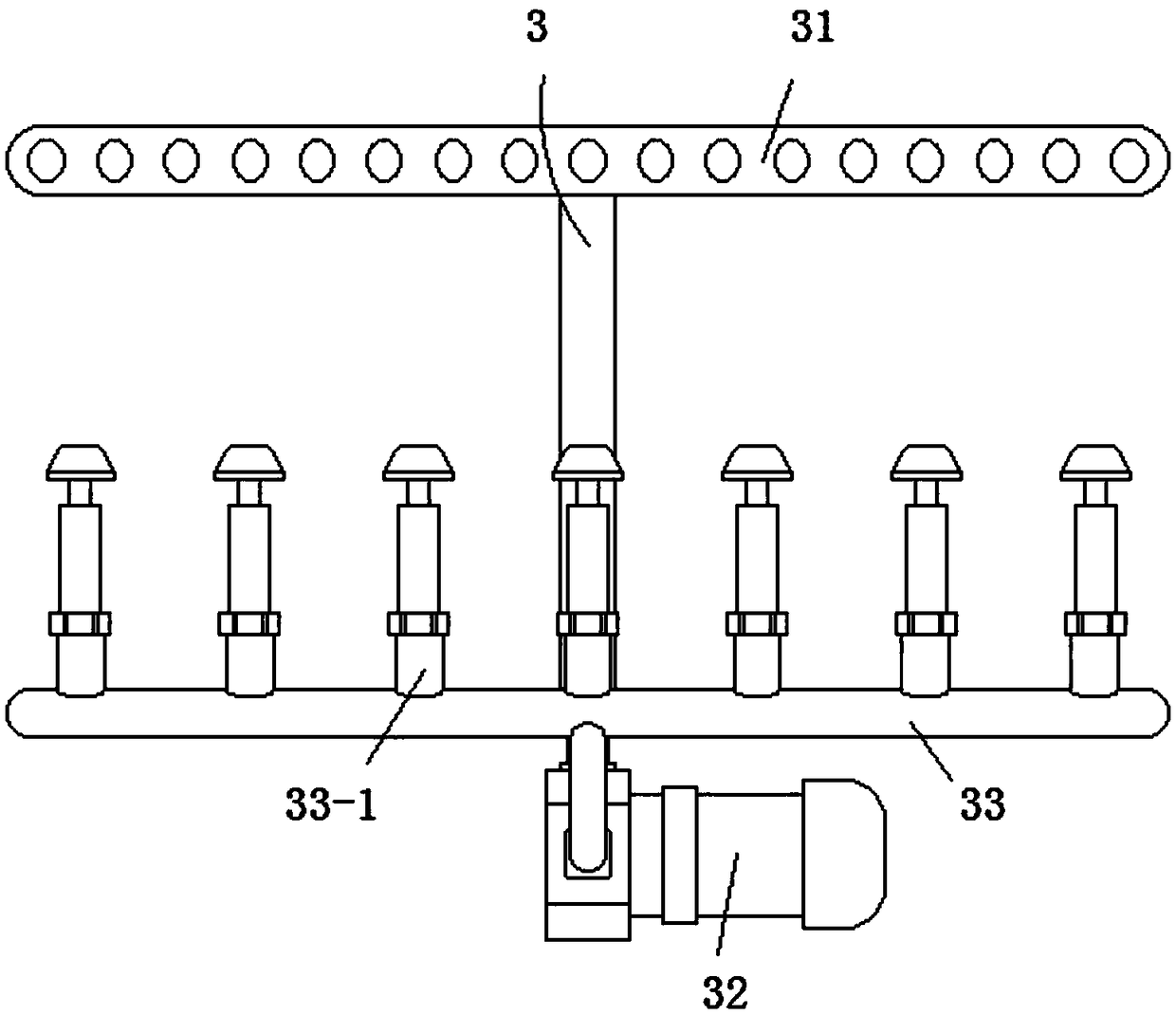 Convenient injection mold cleaning device