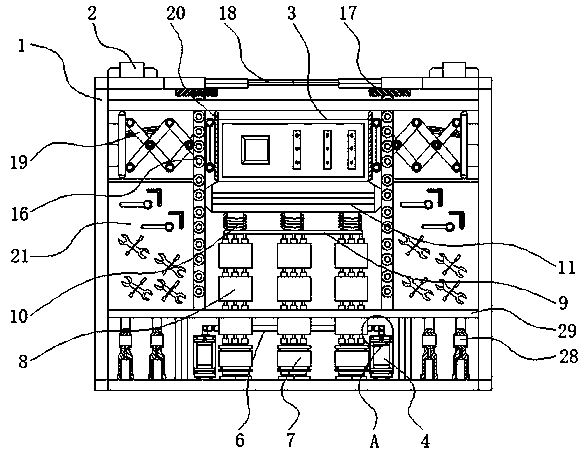 Intelligent monitoring maintaining device for mechanical manufacturing system