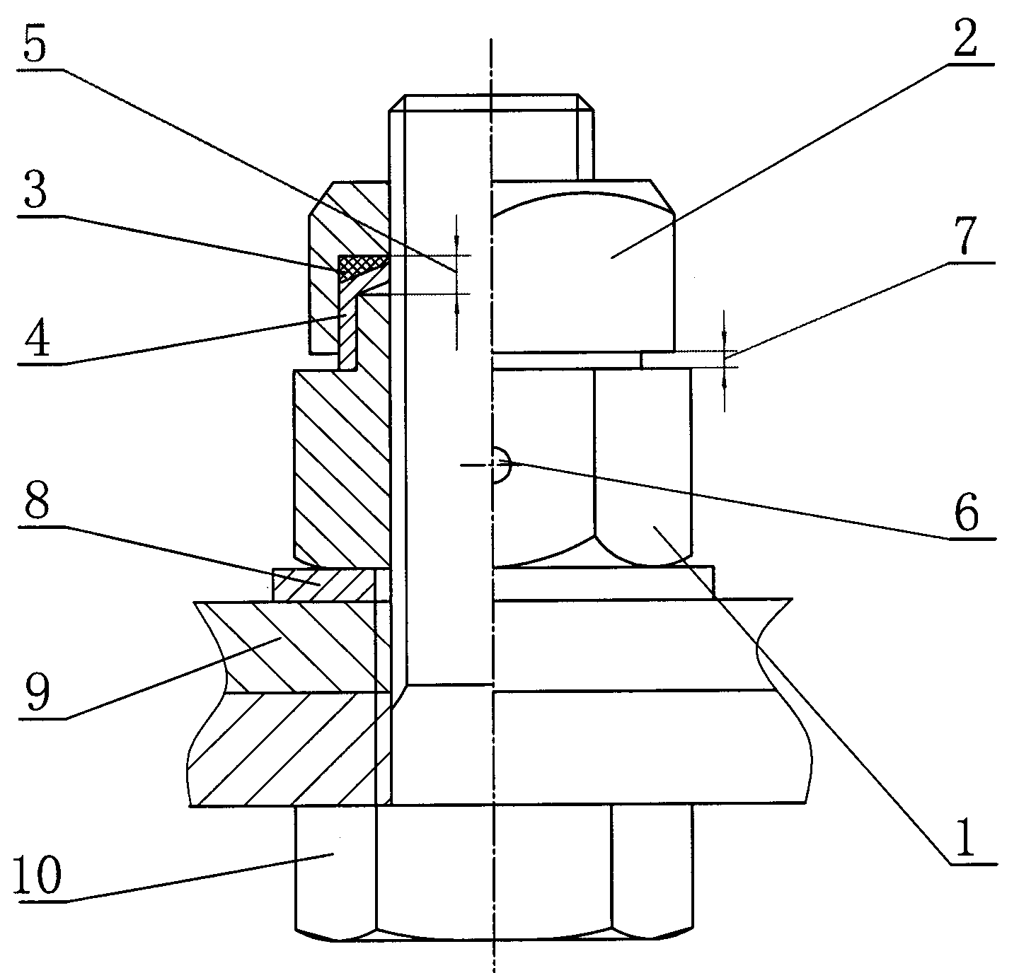 Eccentric type self-locking nut