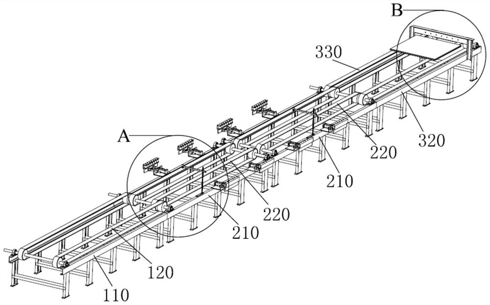 Brick storage and arrangement equipment and brick storage and arrangement method