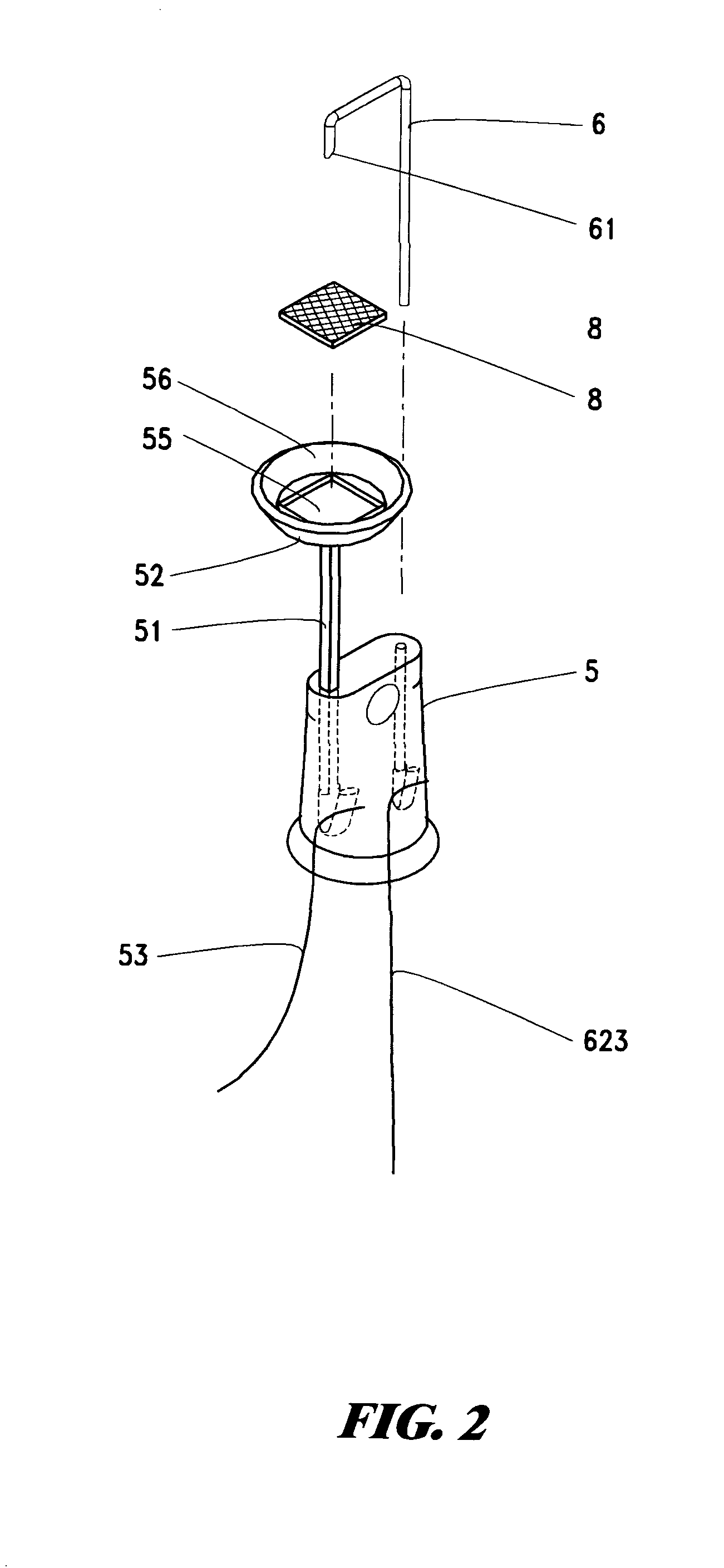 Structure of the stem of LED chip unit bulb