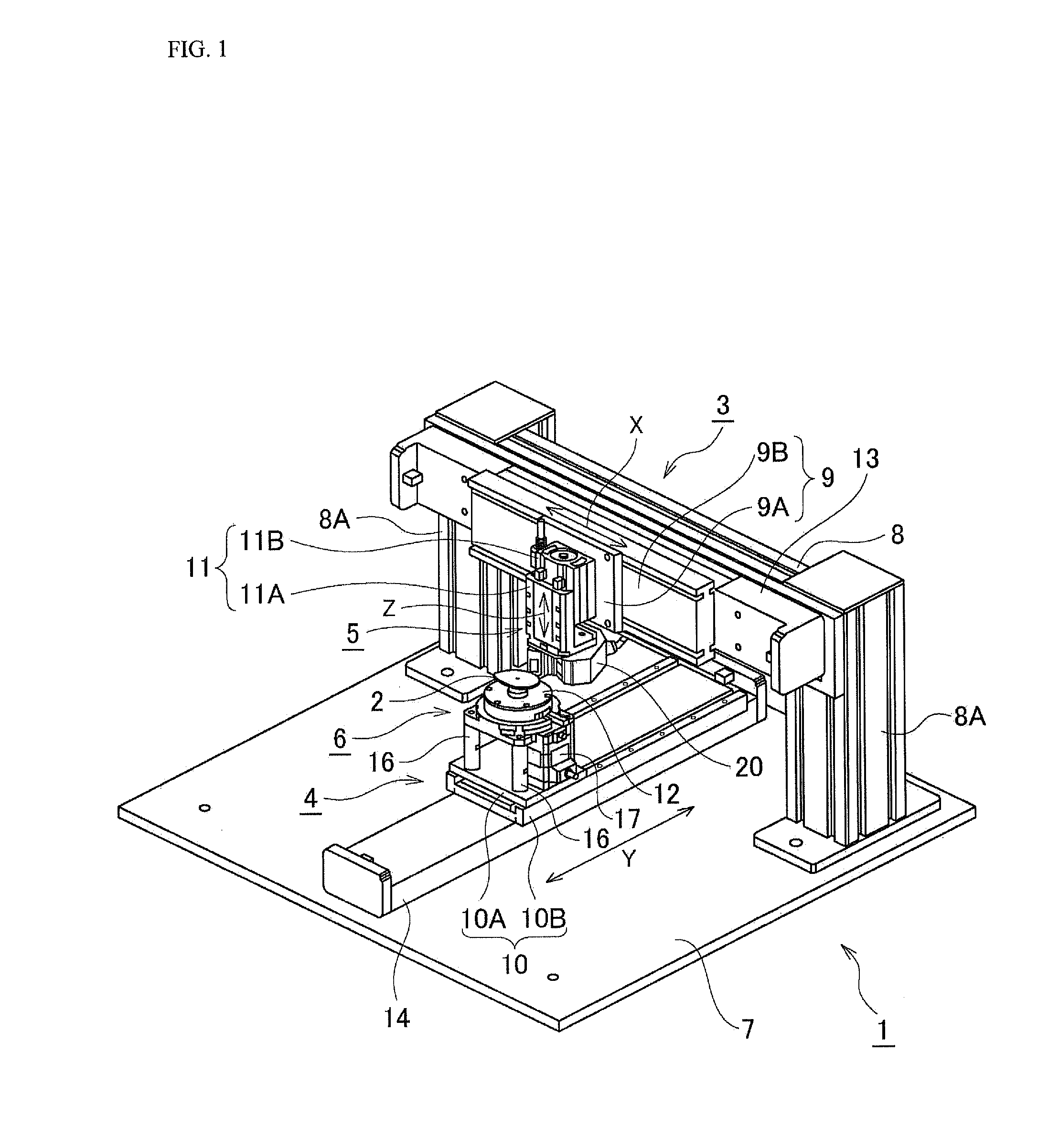 Lens shape measurement device