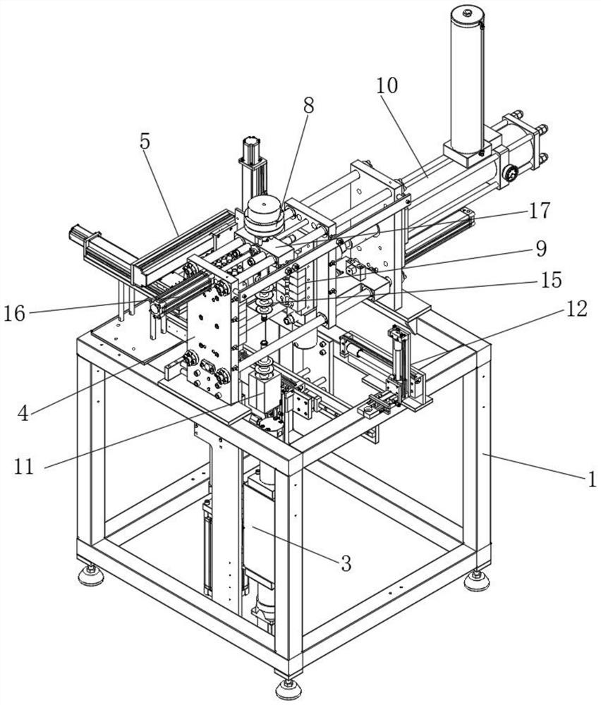 Full-automatic cable accessory forming machine