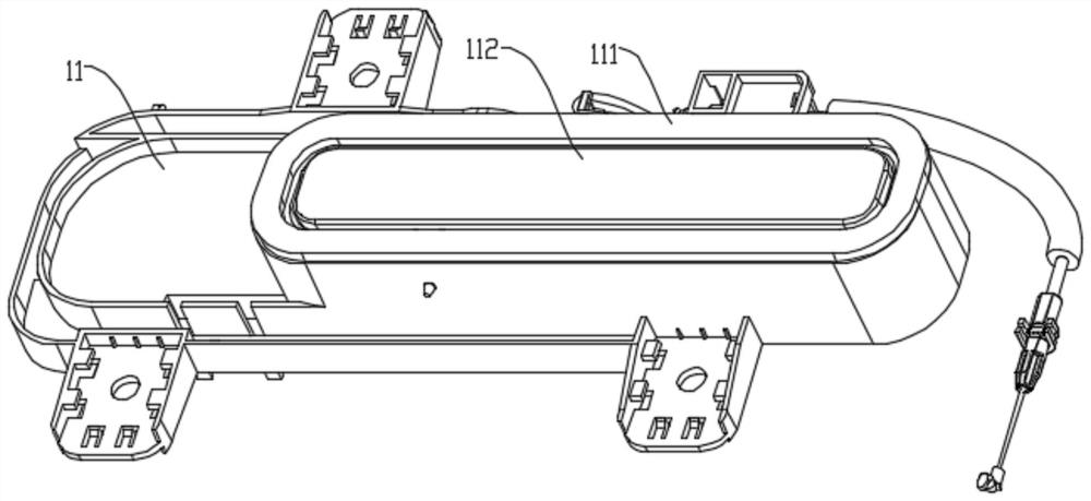 Overturning type electric handle