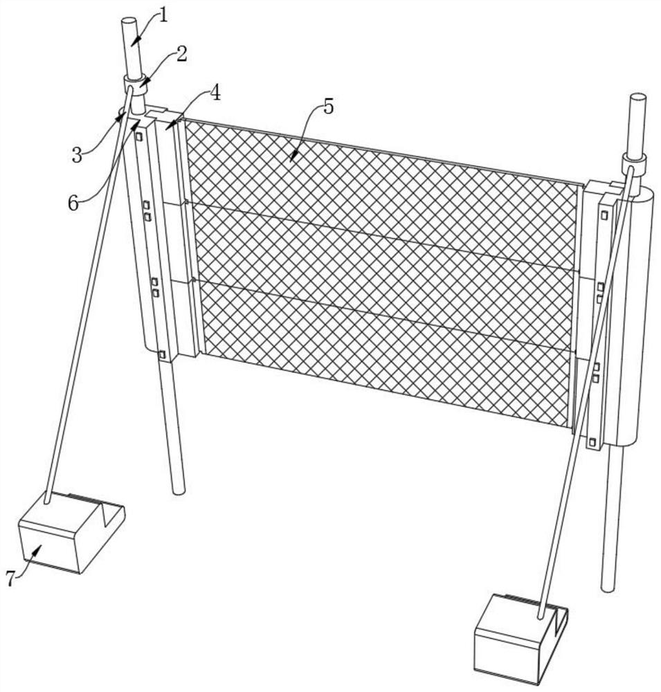 Railway snow fence based on buffer limiting assemblies