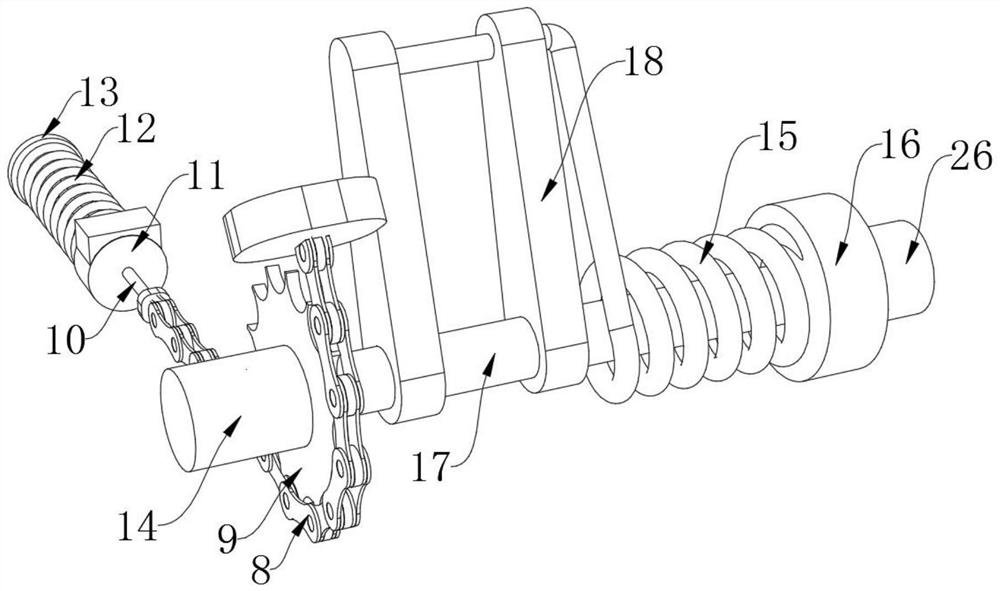 Railway snow fence based on buffer limiting assemblies