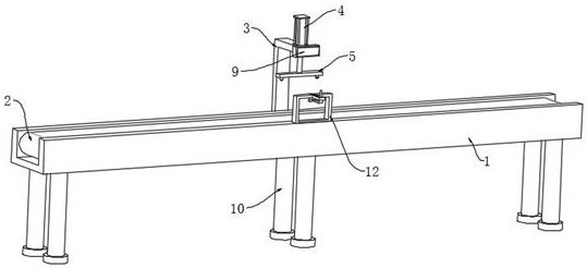 Hydrogen fuel cell stack testing device with uniformly stacked cell units