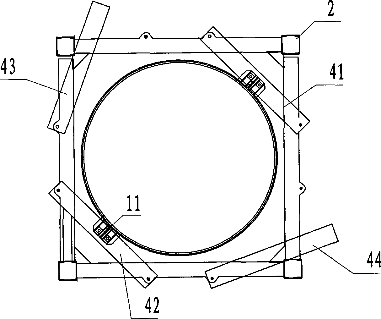 Dropping method for large-tonnage steel liner of drilled pile