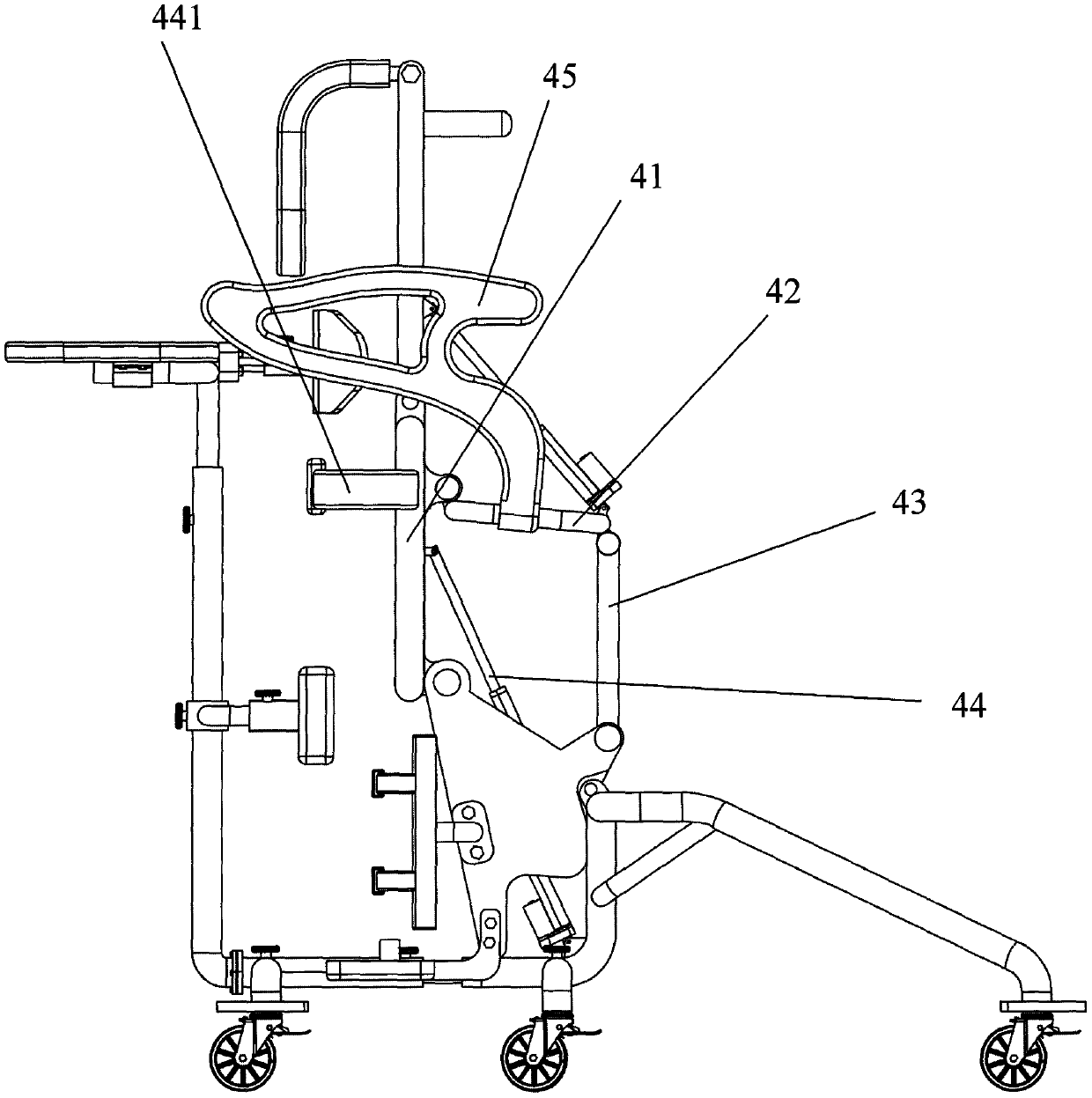 Multifunctional rehabilitation training chair