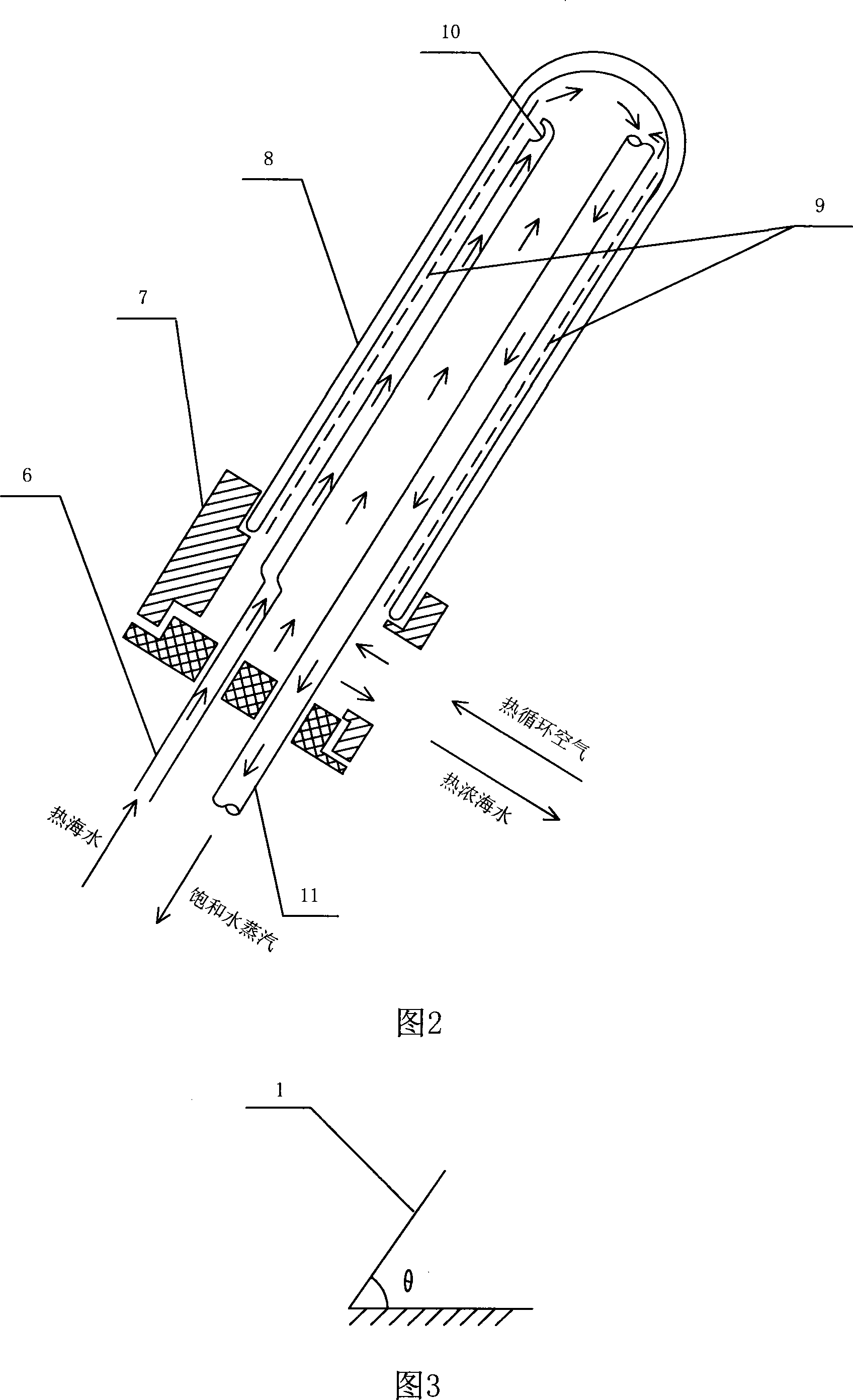 Integral solar energy sea water desalination production apparatus