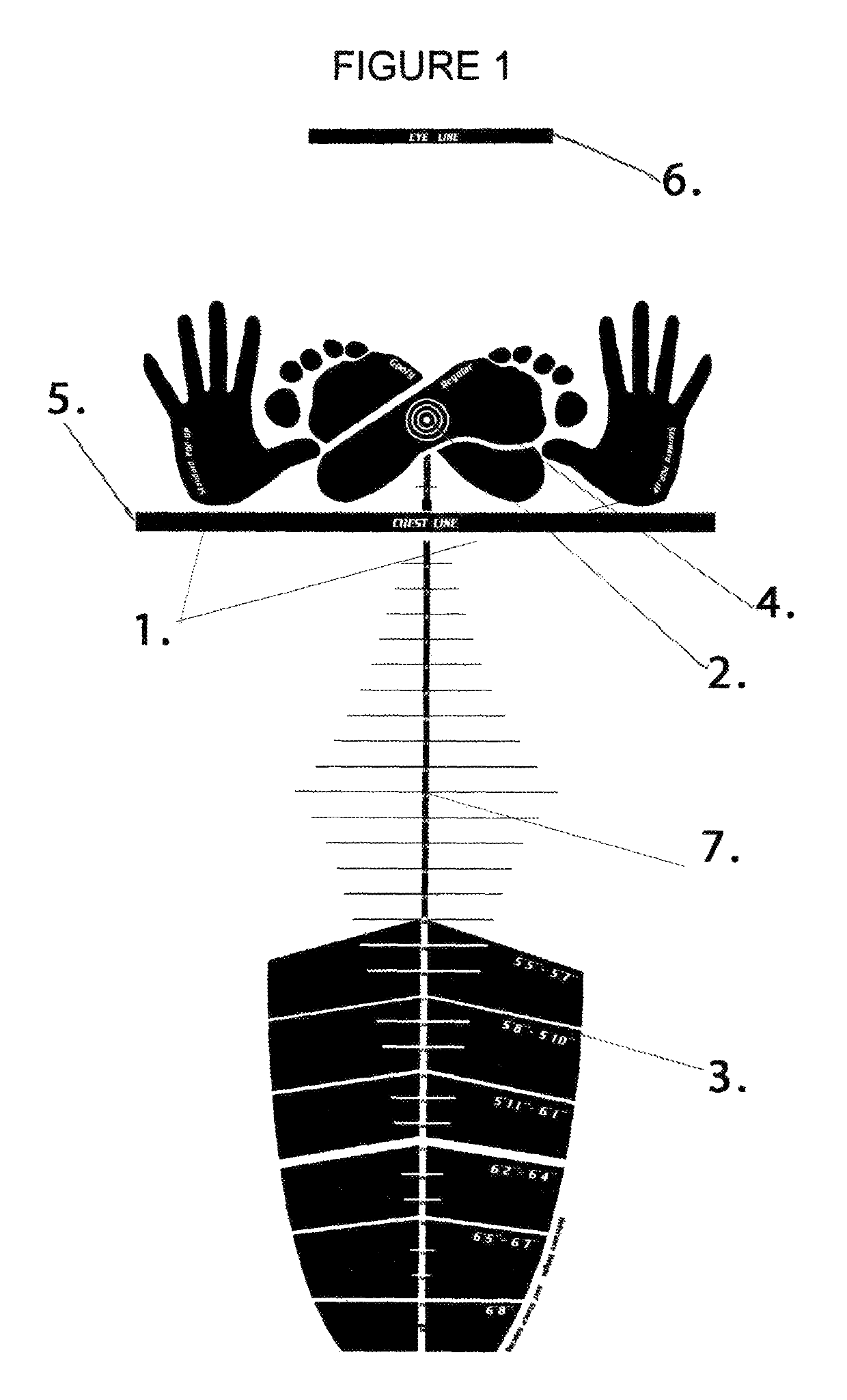 System and method for displaying surf training instructional information