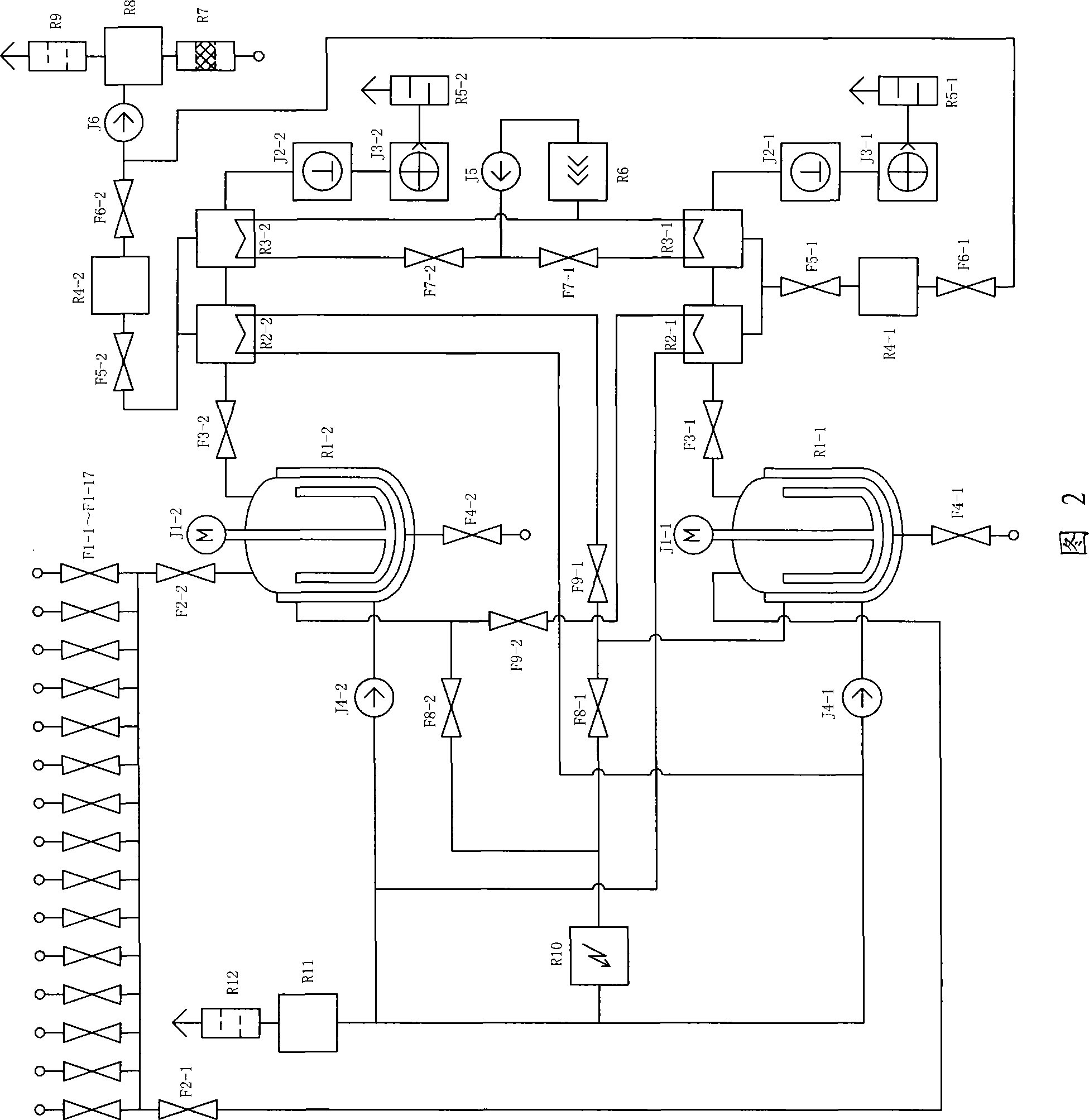 Vacuum collection and vacuum treatment process of fecal sewage and equipment thereof