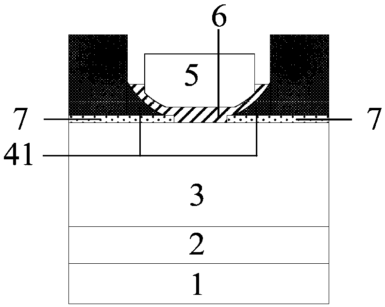 Schottky junction conduction-type metal oxide semiconductor field effect transistor