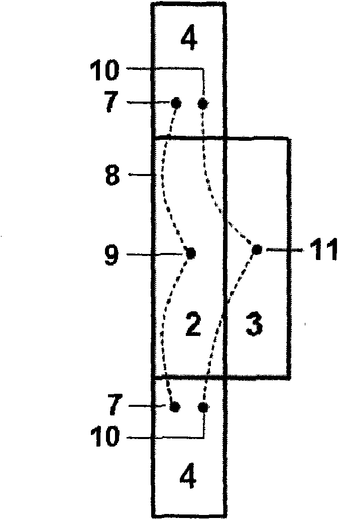 Device for producing hydrogen through decomposing water