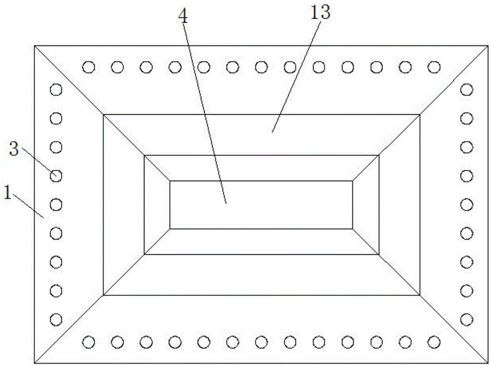 Battery box side wall, assembly type assembled battery box and expandable battery box set