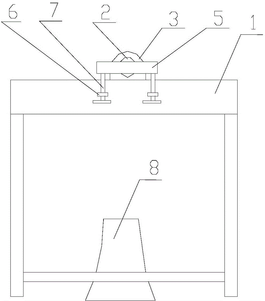 Roller box assembling fixture for rolling mill