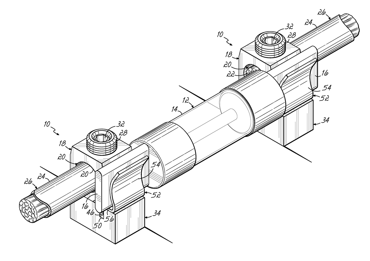 Power distribution clip assembly