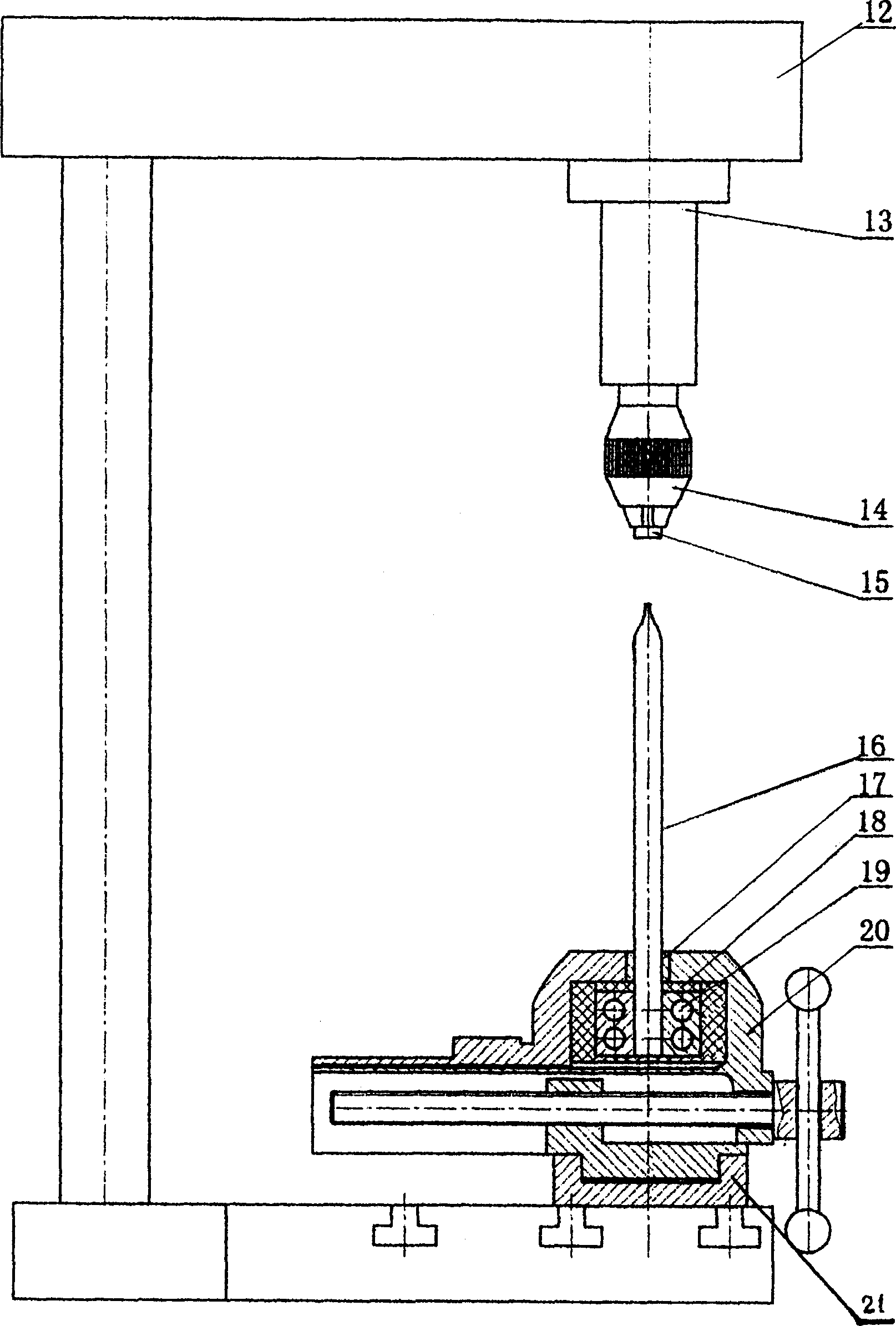 Beading and sealing device in heat pipe production ,and its processing method