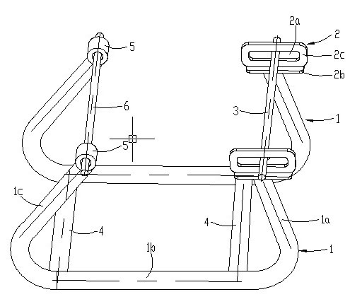 Vertical type engine exhibition frame