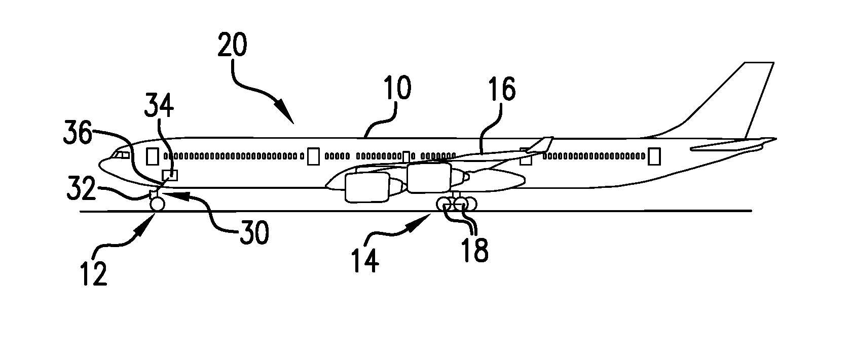 Control of ground travel and steering in an aircraft with powered main gear drive wheels