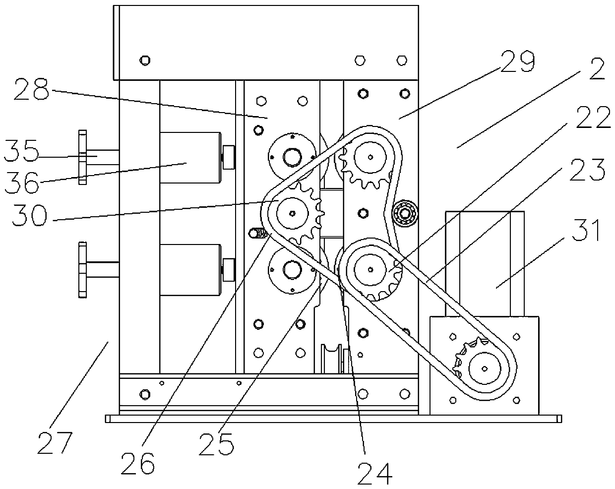 Automatic rod-connecting mechanism and grain heap rod-placing device