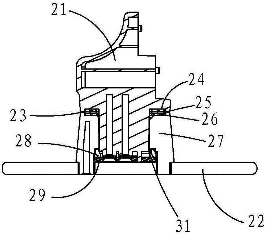 LCD TV with rotatable base