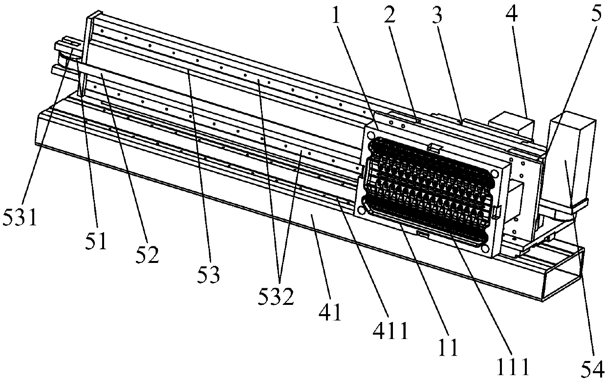 Shared transmission manipulator device between double procedures of injection molding machine device