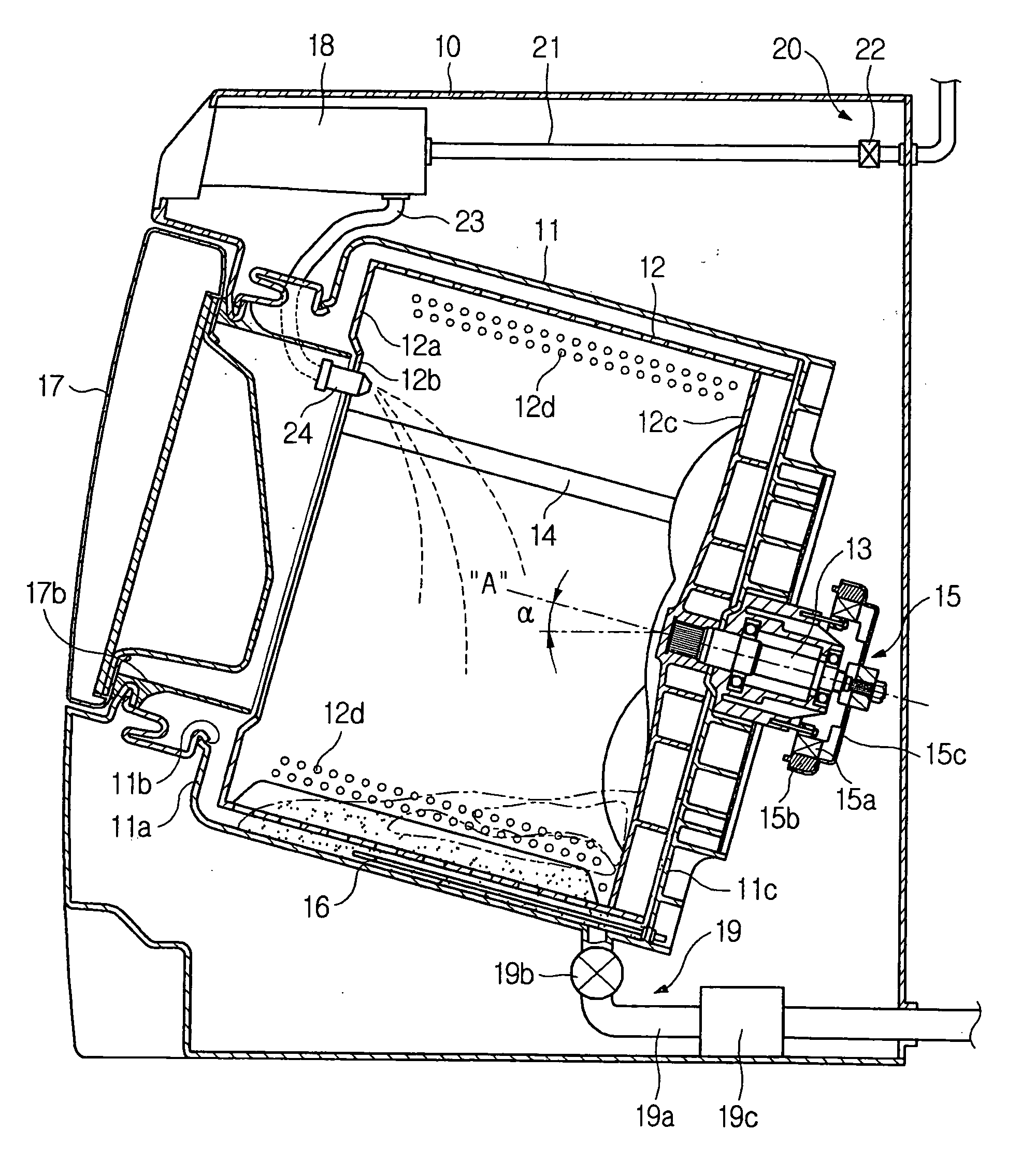 Washing machine and suds removal method thereof