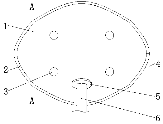 Massage patch for mammary gland rehabilitation