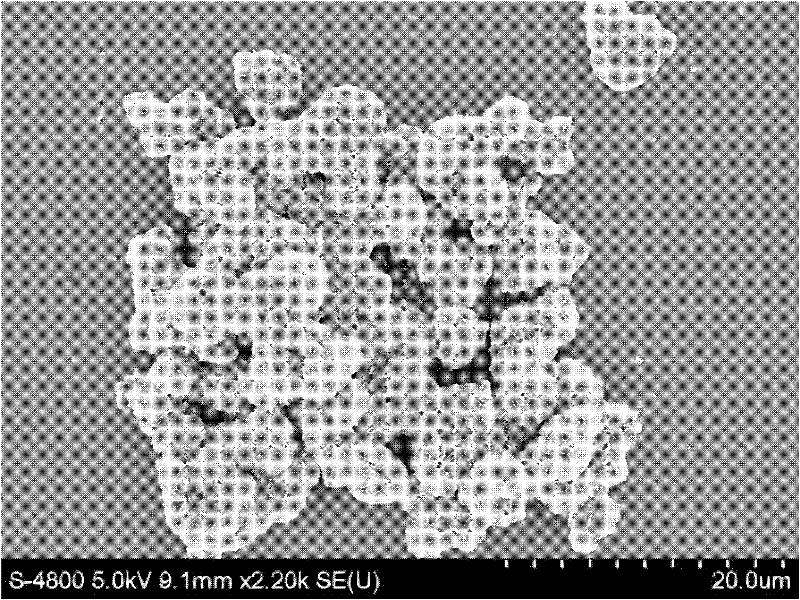 Method for preparing ZnIn2S4 visible-light activated photocatalyst at low temperature