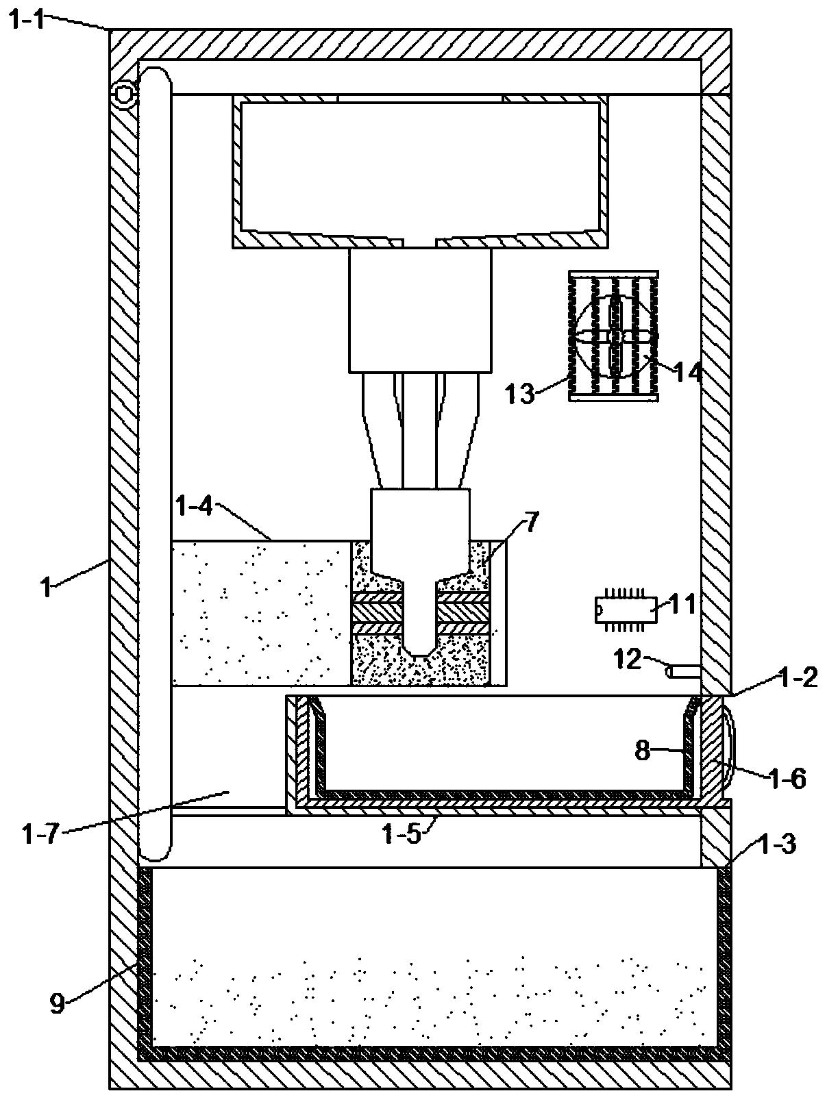 Method and device for detecting various microorganisms in food