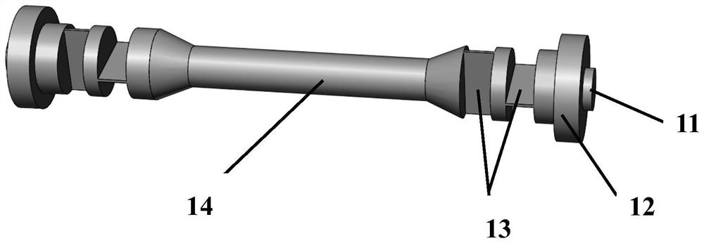 Flexible member with crisscross structure and strain balance