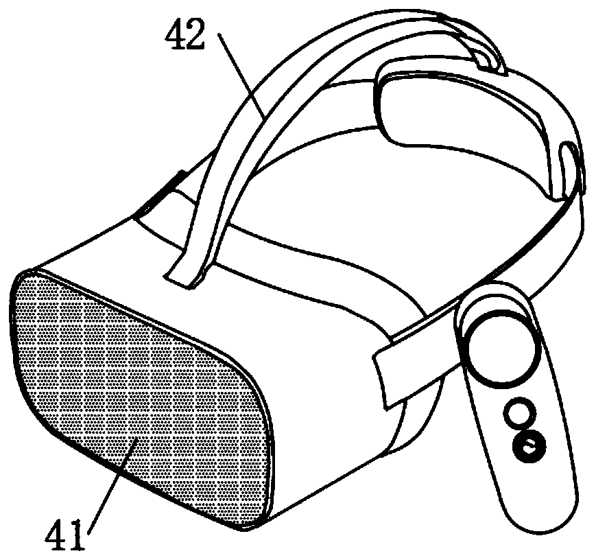 Immersive reading system based on VR technology and method thereof