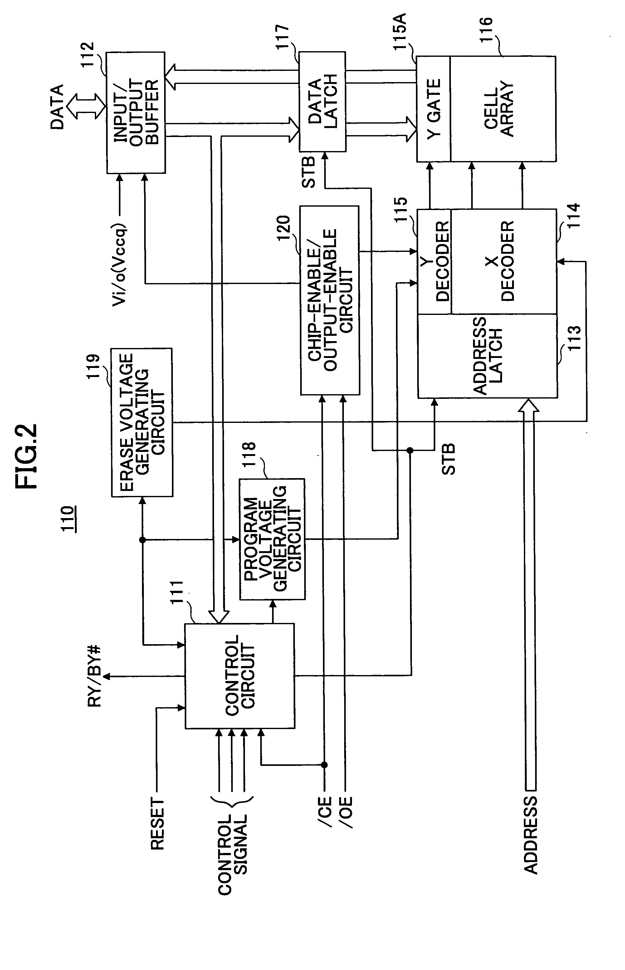 Nonvolatile semiconductor memory device which stores two bits per memory cell