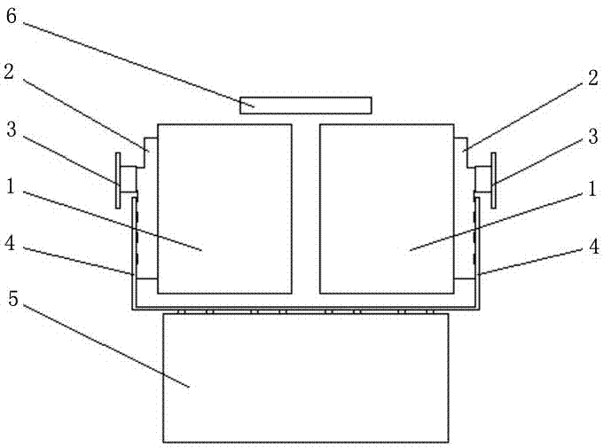 High capacity air-cooled static var generator power unit structure