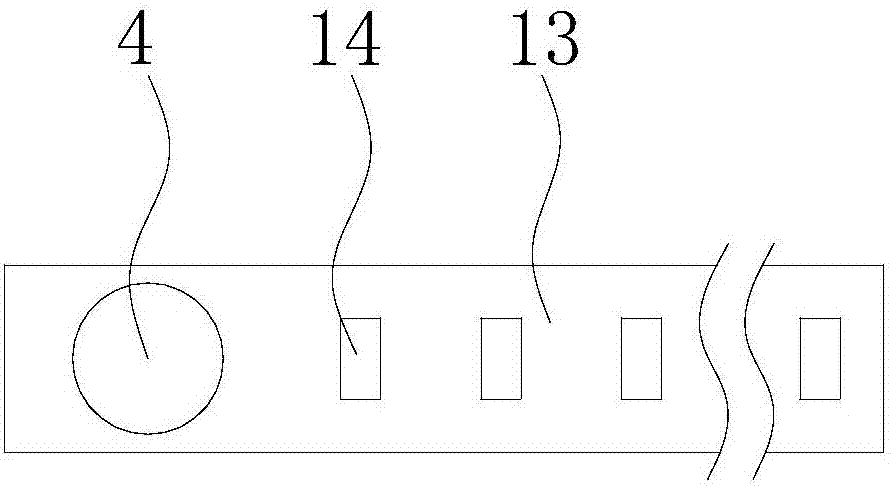 Waste gas treatment device for industrial furnace