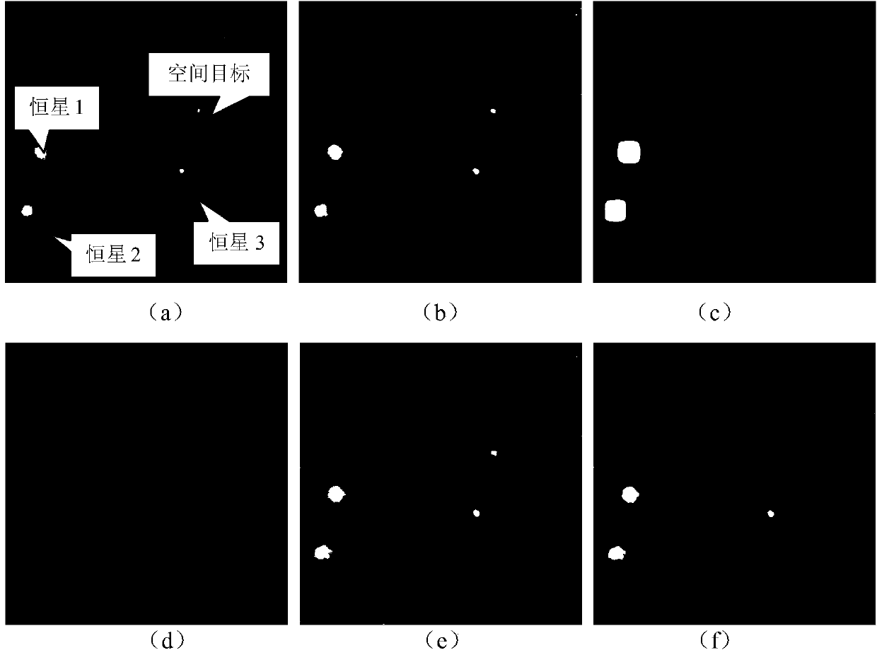 Method for enhancing and extracting high stars and other sliding fixed stars in view field of telescope