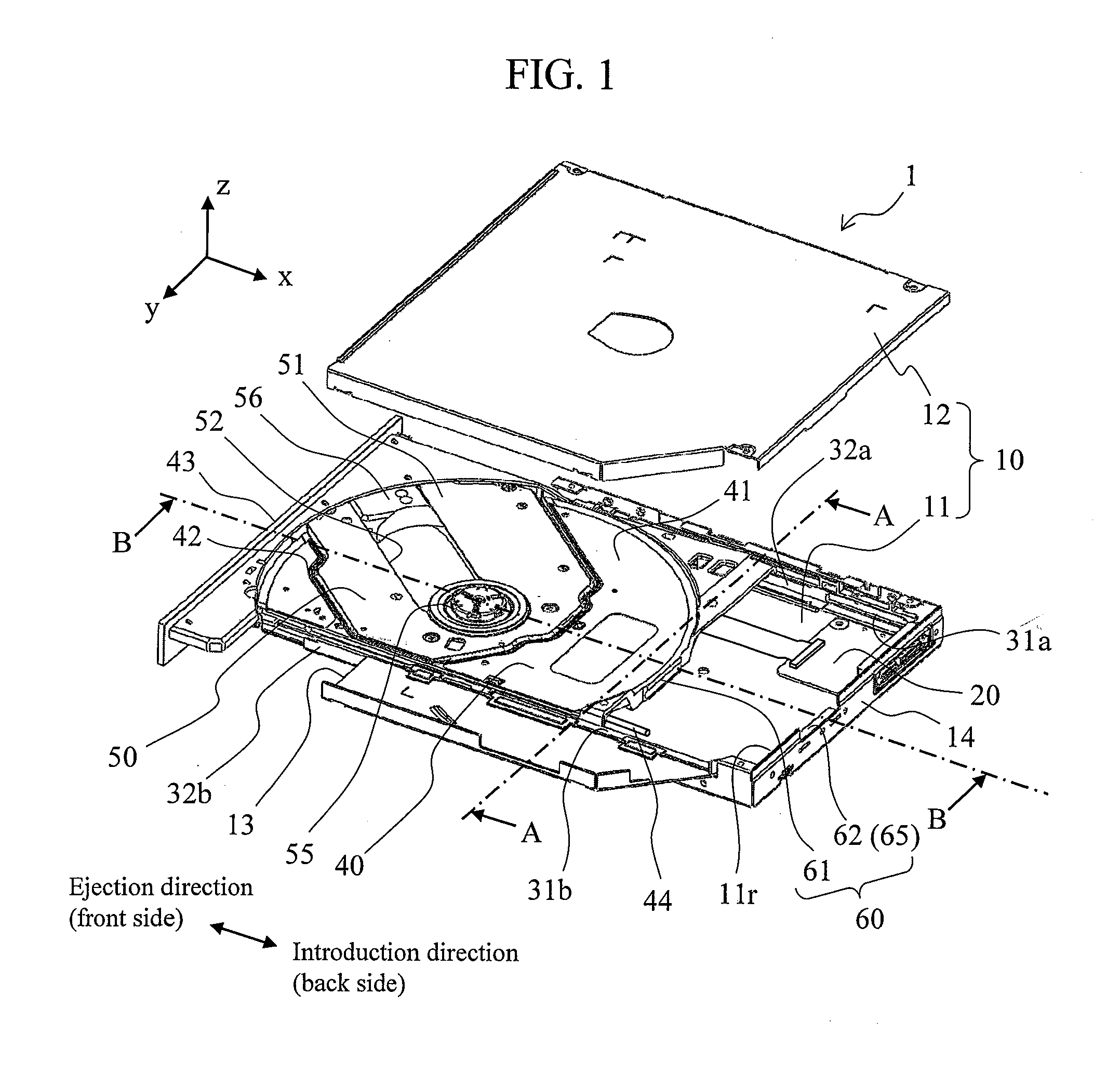 Disk drive device