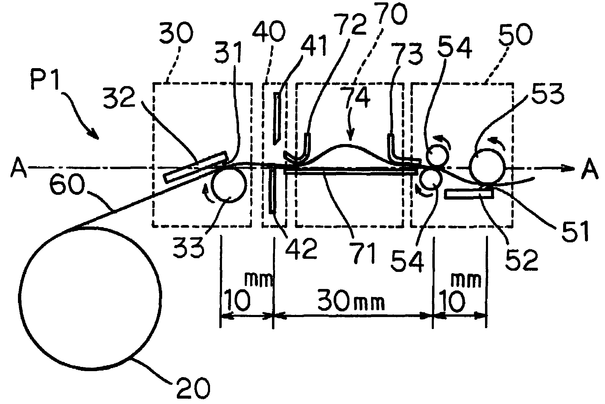 Printer for printing on both a heat-sensitive adhesive label and an ordinary label