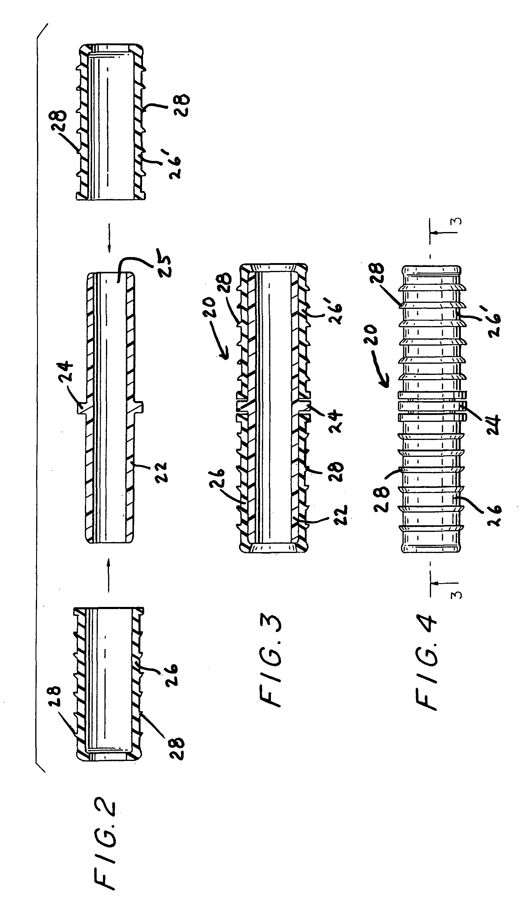 Liquid containing hoop with improved connector