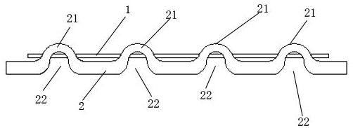 Non-woven fabric with stable structure and preparation method thereof