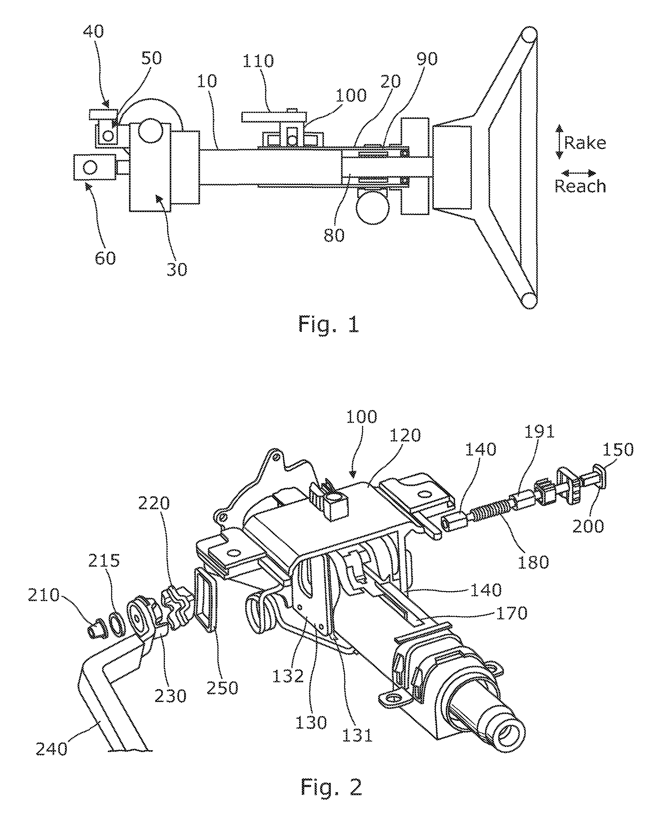 Steering column assembly