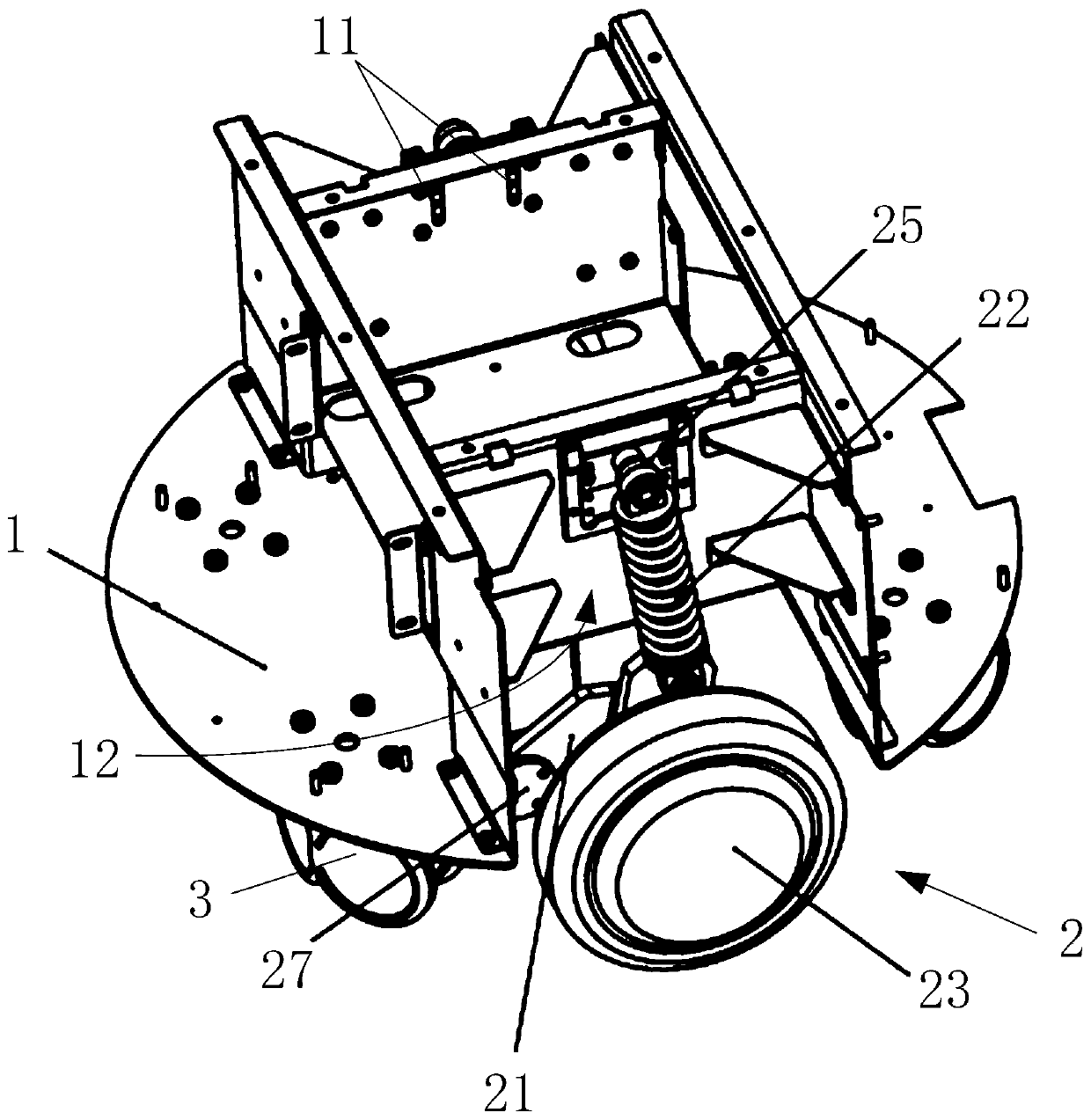 Mobile chassis and robot