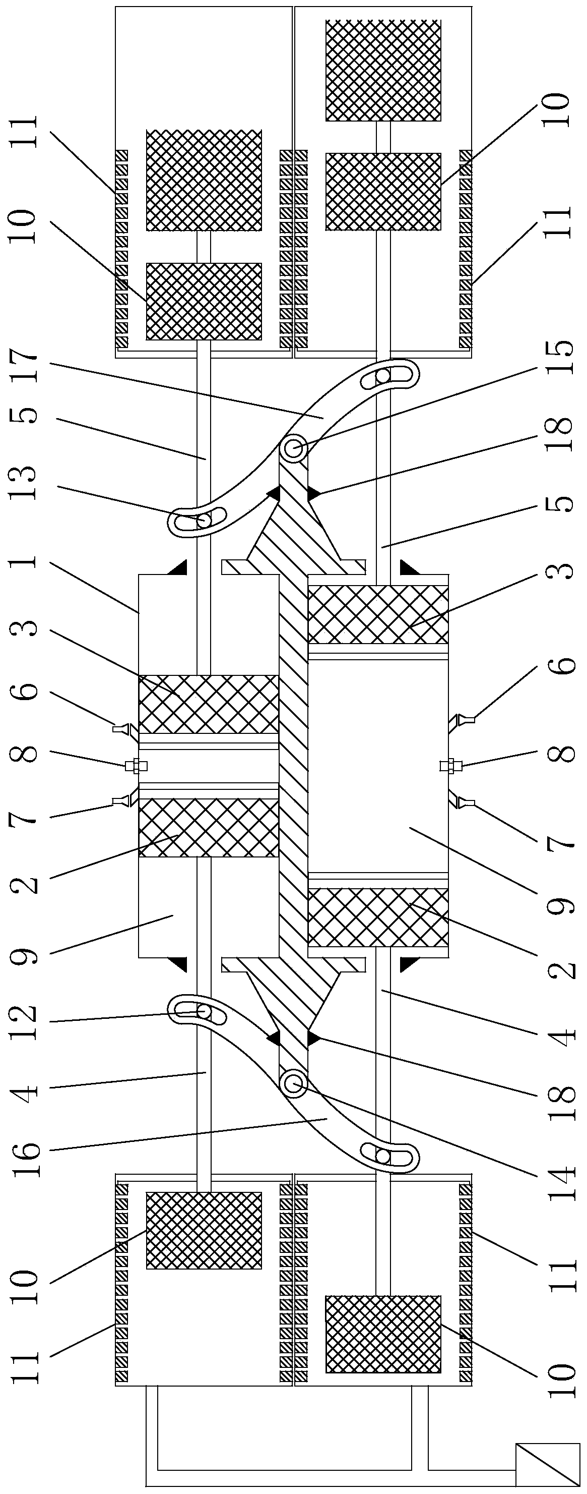 Piston type internal combustion generator and power generation method thereof