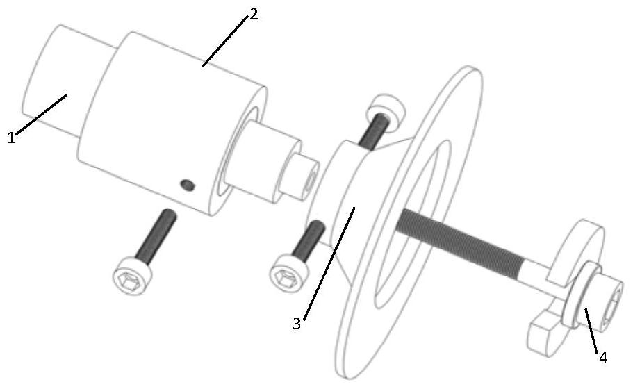 Turning anti-deformation bidirectional structure and method based on edge long overhanging thin wall