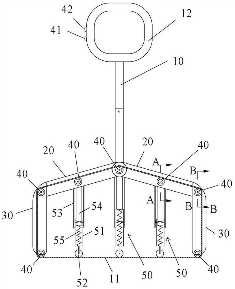 Adaptive grinding and polishing device for ship