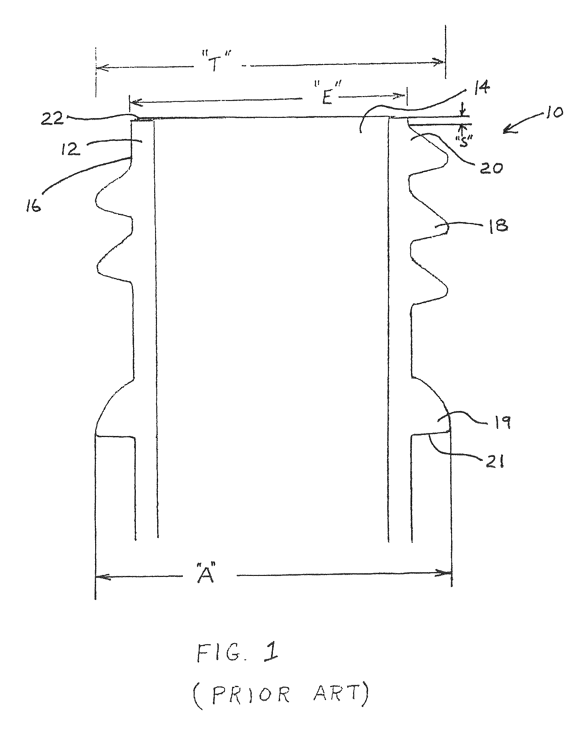 Tapered thread structure